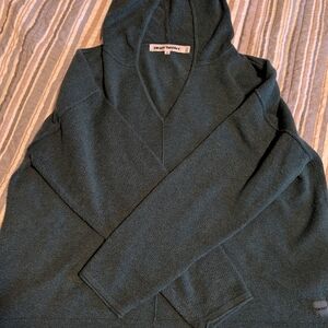 DKNY Sport Dark Teal Hooded Sweater